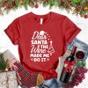 Dear Santa Wine Made Me Do It T-Shirt_3416