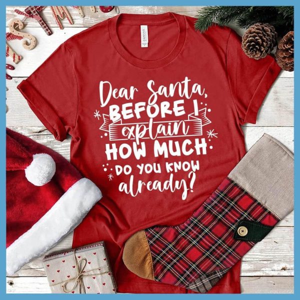 Dear Santa T-Shirt_5840