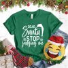 Dear Santa Just Leave Your Credit Card Under The Tree T-Shirt_5486