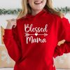 Custom Embroidery Mama Sweatshirt, Parents Matching Hoodie, Daddy Hoodie, Mom Shirt, New Parents To Be, New Mom Gift, New Dad Gift