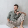 Men's Relaxed Fit Linen Pants: Casual Trousers